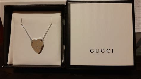 fake gucci heart necklace|is my gucci necklace real.